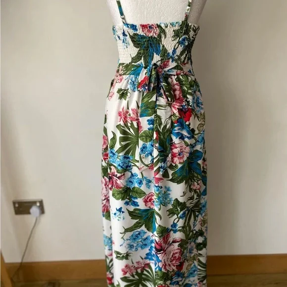 Iska Floral Maxi Dress Topical Print Floral 12 - Picture 4 of 5